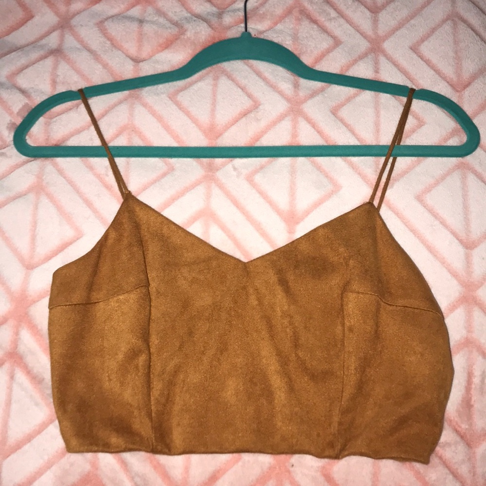LF Crop Top Suede